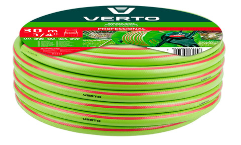 VERTO 15G824 Locsolótömlő 30 m, 3/4", Professional: csomózódás, csavarodás védelem, UV álló, algásodás védelem