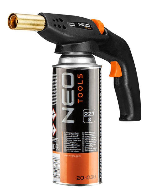 NEO TOOLS 20-026 Gázforrasztó fej, eldobható patronhoz, piezós