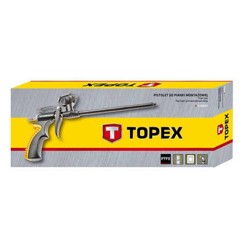 TOPEX 21B507 Kinyomópisztoly purhabhoz, teflonos PTFE bevonat