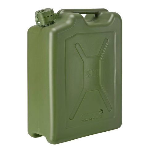 PRESSOL 21 127-950 Katonai olajzöld üzemanyagkanna 20 l PE, flexi csővel