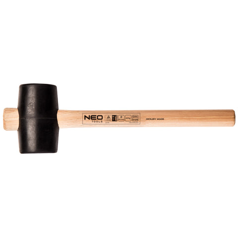 NEO TOOLS 25-052 Gumikalapács 65mm 425g, hickory nyél