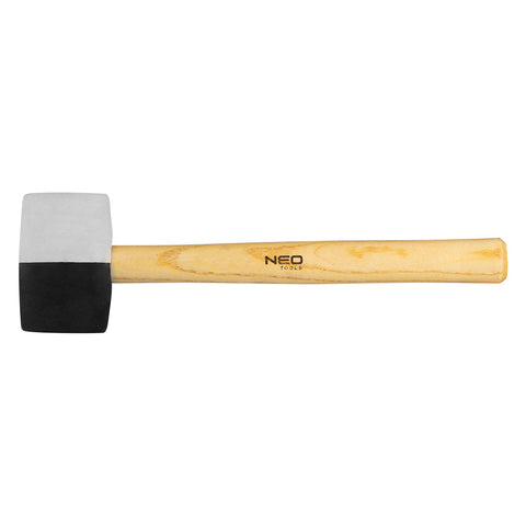 NEO TOOLS 25-067 Gumikalapács 58mm 450g FEKETE FEHÉR