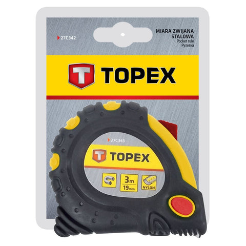 TOPEX 27C340 Mérőszalag 10m / 32mm, mágneses