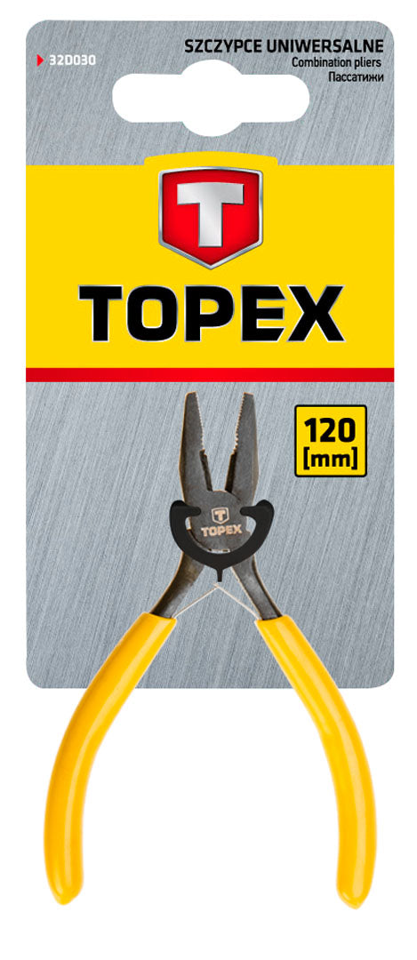 TOPEX 32D030 Precíziós kombinált fogó 140mm