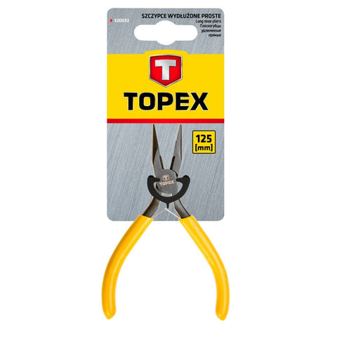TOPEX 32D032 Precíziós hosszúcsőrű fogó 140mm