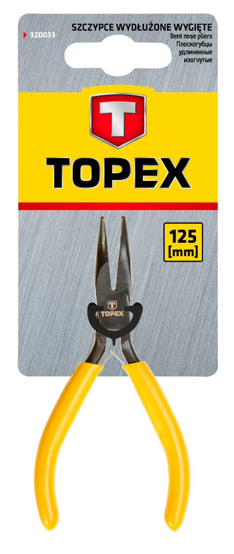 TOPEX 32D033 Precíziós Hosszúcsőrű fogó 140mm