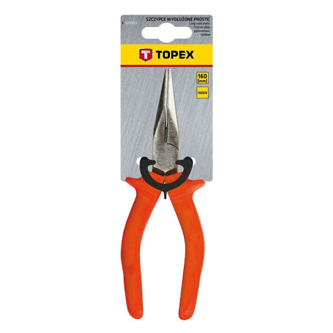 TOPEX 32D513 Hosszúcsőrű fogó 160MM 1000V, szigetelt