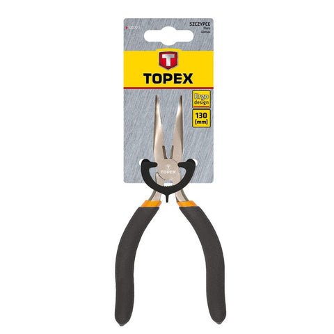 TOPEX 32D723 Precíziós Hajlított CSŐRŰ FOGÓ 130MM