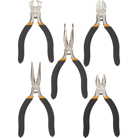 TOPEX 32D755 Precíziós Fogókészlet 5db, 125mm