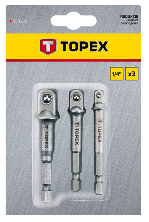 TOPEX 38D151 ADAPTERKÉSZLET 3db