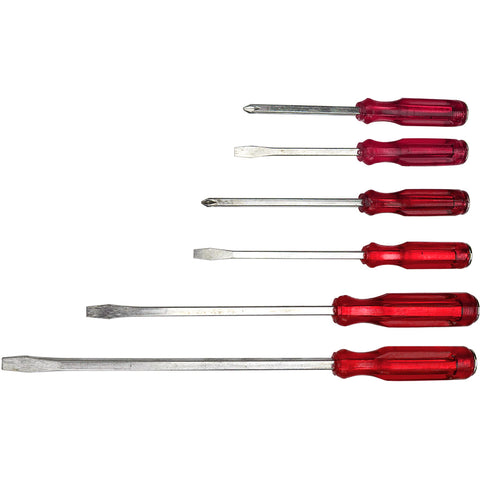 Top Tools 39D104 Csavarhúzó készlet 6db, MŰANYAG NYÉLLEL