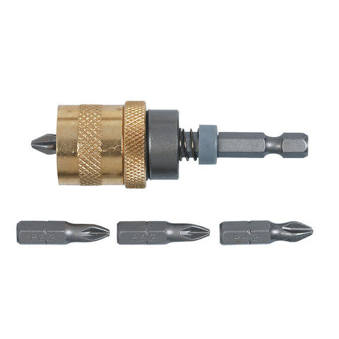 TOPEX 39D340 Behajtófej 1/4" gipszkatonhoz, bitekkel
