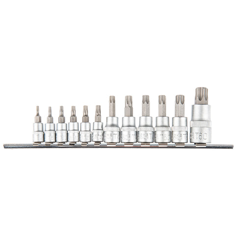 TOPEX 39D342 Torxbitkészlet 1/4, 3/8, 1/2", 12db