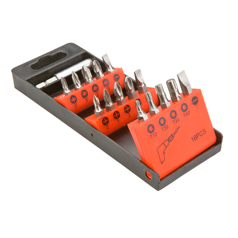 Top Tools 39D383 Csavarhúzó bitkészlet 16db