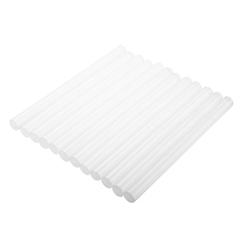 TOPEX 42E113 Ragasztópatron, 11x250mm, 12db, 300g, átlátszó fehér