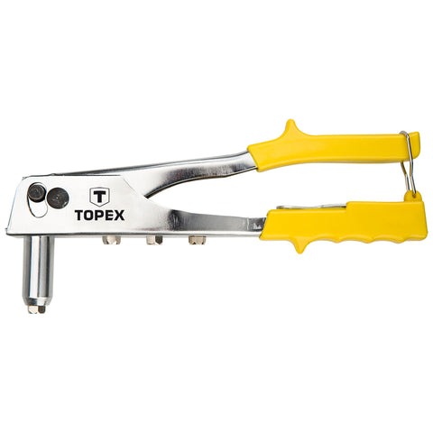 TOPEX 43E707 POPSZEGECSHÚZÓ, 2.4, 3.2, 4.0, 4.8mm