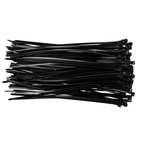TOPEX 44E976 KÁBELKÖTEGELŐ, gyorskötöző, 3,6mm x 200mm, fekete, 100db