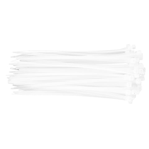 TOPEX 44E977 KÁBELKÖTEGELŐ, gyorskötöző, 4,8mm x 200mm, fehér, 75db
