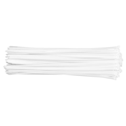 TOPEX 44E984 KÁBELKÖTEGELŐ, gyorskötöző, 7,6mm x 500mm, fehér, 75db