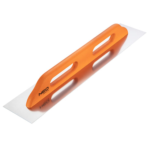 NEO TOOLS 50-196 Acél simító, rozsdamentes, 680x128mm, fa markolat