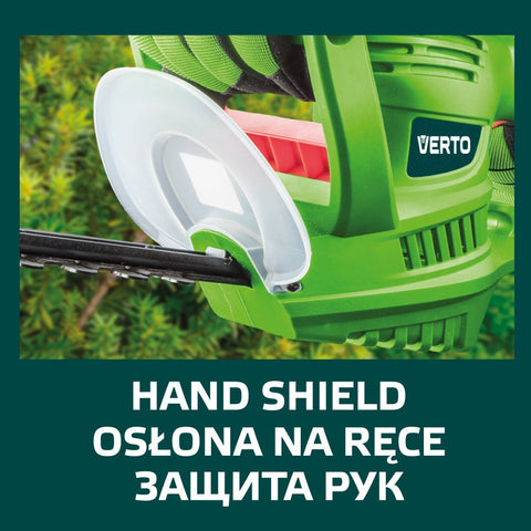 VERTO 52G567 Elektromos sövényvágó 600W, 450mm