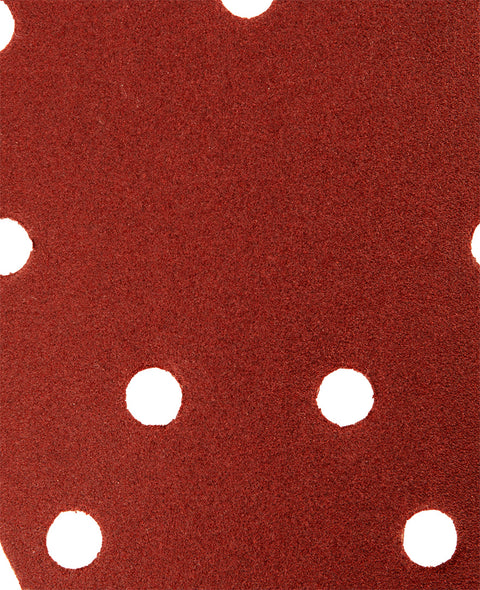 GRAPHITE 54H014 Csiszolópapír deltacsiszolóhoz, tépőzáras, 11 lyukas 140 x 140 x 80mm, K180, 5db