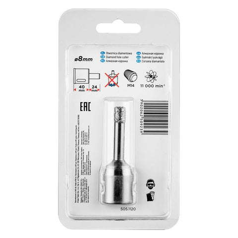 GRAPHITE 55H302 Körkivágó, gyémántos 10mm x M14