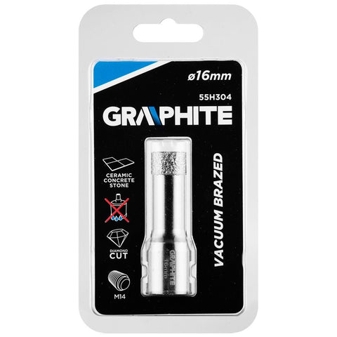 GRAPHITE 55H304 Körkivágó, gyémántos 16mm x M14