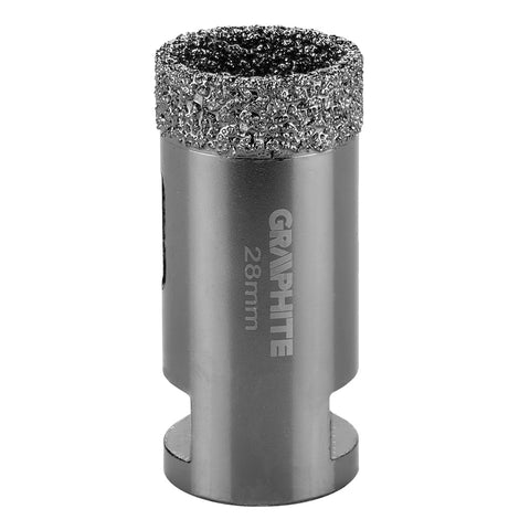 GRAPHITE 55H308 Körkivágó, gyémántos 28mm x M14