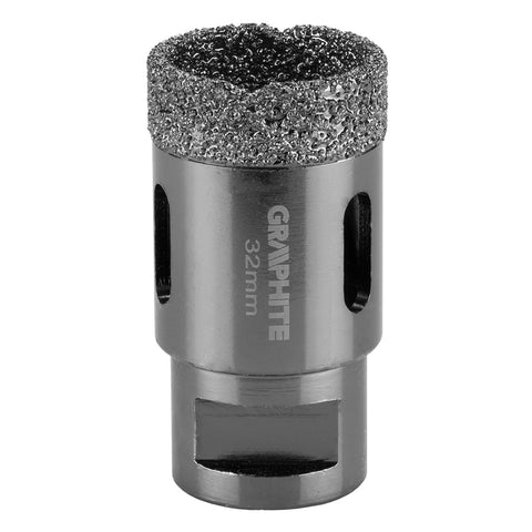 GRAPHITE 55H309 Körkivágó, gyémántos 32mm x M14
