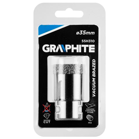 GRAPHITE 55H310 Körkivágó, gyémántos 35mm x M14