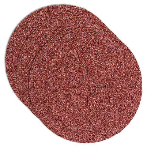 GRAPHITE 55H855 Rostszálas-. fíber-csiszolókorong 125mm, K40, 3db