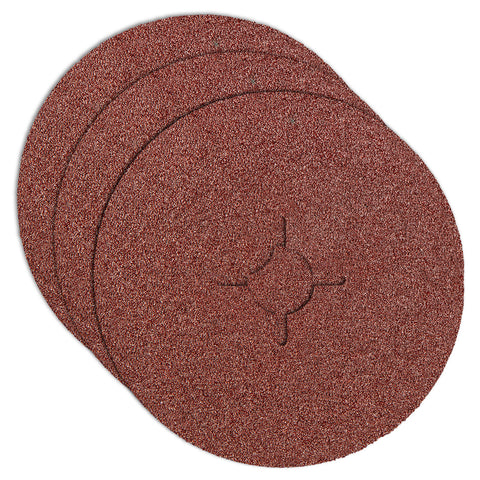 GRAPHITE 55H857 Rostszálas-. fíber-csiszolókorong 125mm, K80, 3db