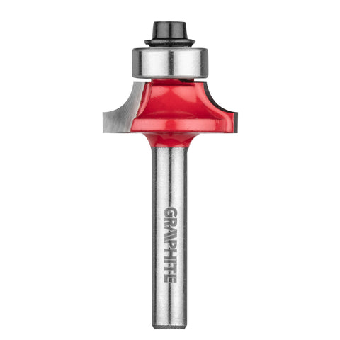 GRAPHITE 56H222 Felsőmaró kés, kerekítő 22.5 x 9mm, 6mm