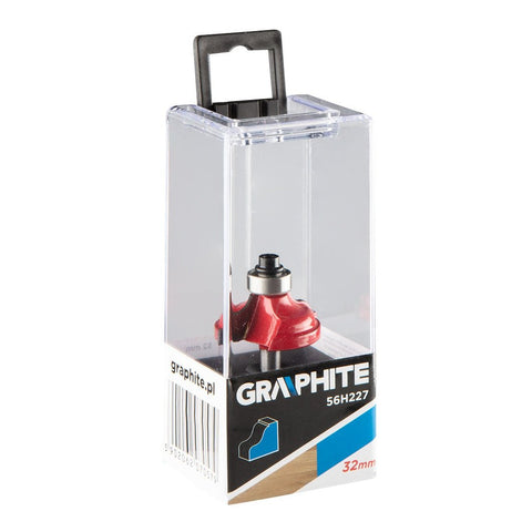 GRAPHITE 56H227 Felsőmaró kés, profilmaró 32 x 12.9mm, 6mm
