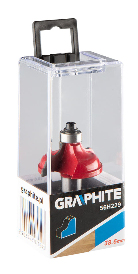 GRAPHITE 56H229 Felsőmaró kés, profilmaró 38.6 x 15.9mm, 12mm