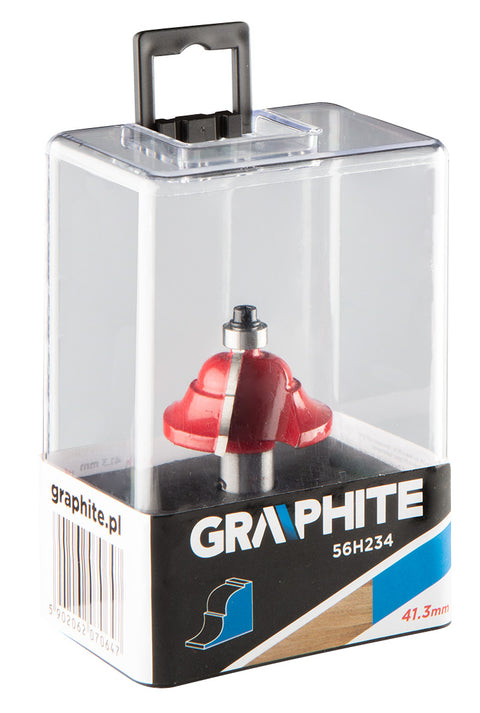 GRAPHITE 56H234 Felsőmaró kés, profilmaró 41.3 x 18.3mm, 12mm