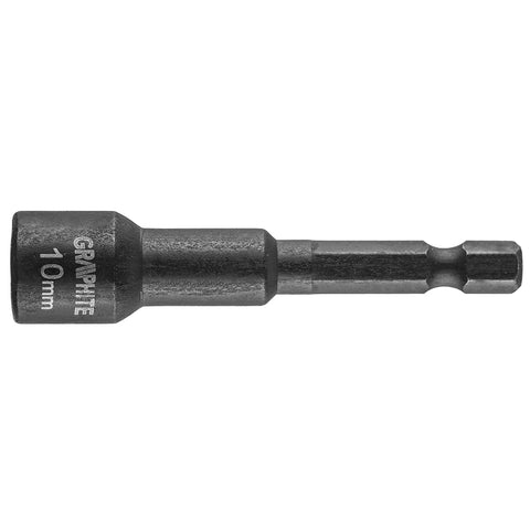 GRAPHITE 56H552 Csavarbehajtó ütvecsavarozókhoz, hatlapú, mágneses, 10mm