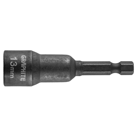 GRAPHITE 56H553 Csavarbehajtó ütvecsavarozókhoz, hatlapú, mágneses, 13mm