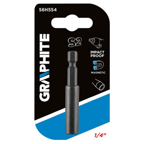 GRAPHITE 56H554 Behajtószár ütvecsavarozó bitekhez, 60mm