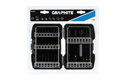 GRAPHITE 56H560 Bitkészlet ütvecsavarozókhoz, 36db