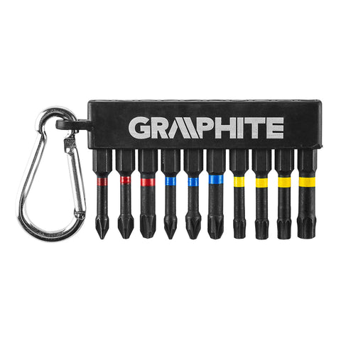 GRAPHITE 56H562 Bitkészlet ütvecsavarozókhoz, 10db