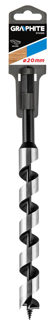 GRAPHITE 57H366 Fafúró spirál 20x250mm