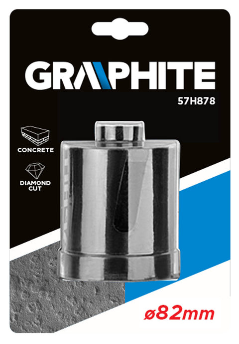 GRAPHITE 57H878 Körkivágó, gyémántos 82x8x75mm