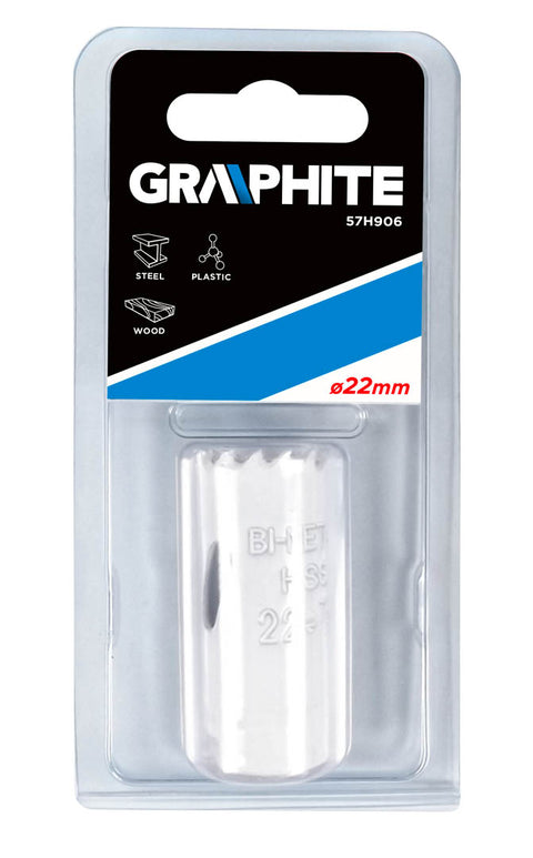 GRAPHITE 57H906 KÖRKIVÁGÓ BI-METAL 22MM