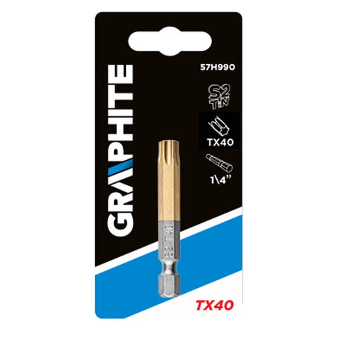GRAPHITE 57H990 Csavarhúzó bit Torx 40, 50mm, 1/4"
