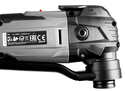 GRAPHITE 58G013 Akkus multifunkciós gép Energy+, 18V, akku nélkül!!!