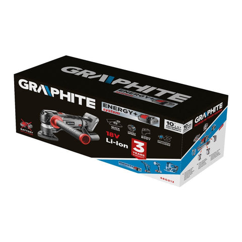 GRAPHITE 58G013 Akkus multifunkciós gép Energy+, 18V, akku nélkül!!!