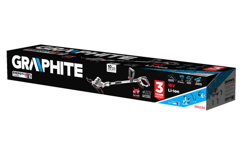 GRAPHITE 58G030 Akkus fűkasza, fűszegélynyíró Energy+, műanyag késes, 18V, 254mm, akku nélkül!!!