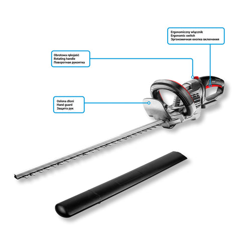 GRAPHITE 58G032 Akkus sövényvágó Energy+, 18V, 510mm, akku nélkül!!!